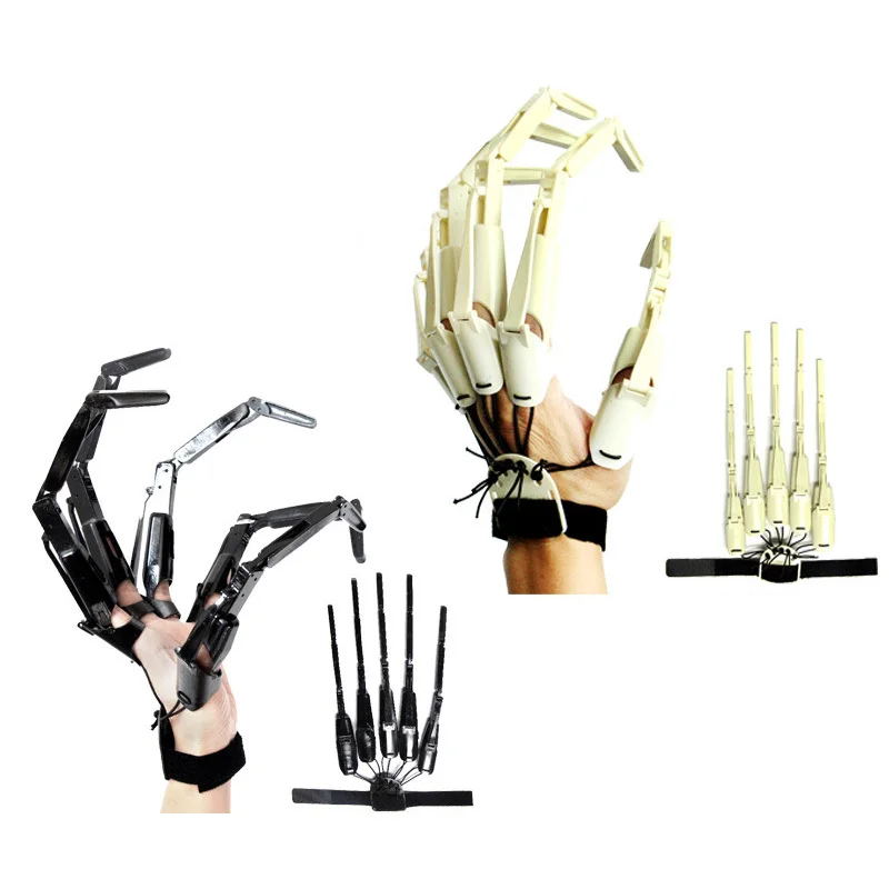 

Halloween Creative Articulated Fingers Gloves Adult Men Carnival Party Cosplay Props Funny Flexible Joint Paws Hand Model Gift