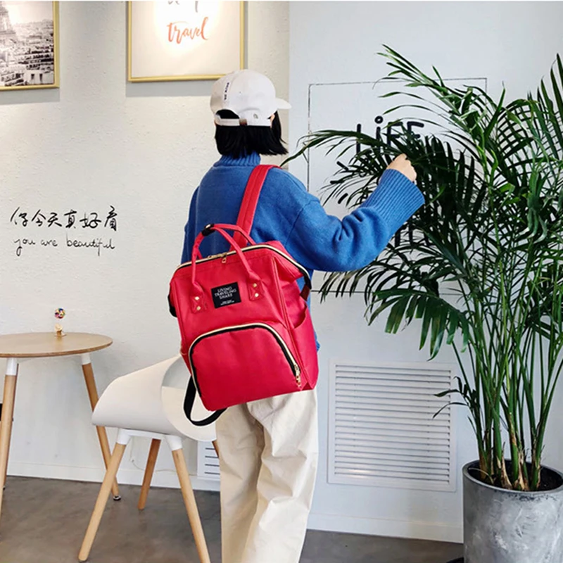 

Simple Fashion New lightweight multi-functional large-capacity backpack Bag for mother and baby