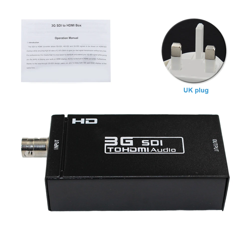

Audio Adapter BNC SDI Converter HDTV 3G HDMI-compatible Full HD 1080P Multimedia Camera Projector For Monitor Video Accessories