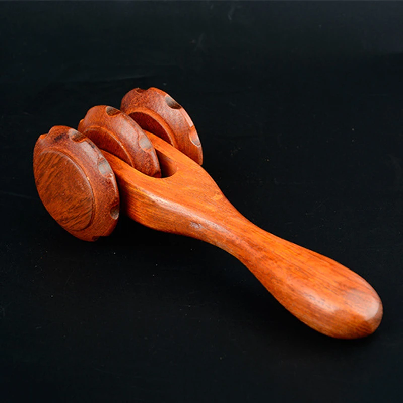 Тонкий массажный ролик для ног вьетнамская деревянная Массажная палка спины