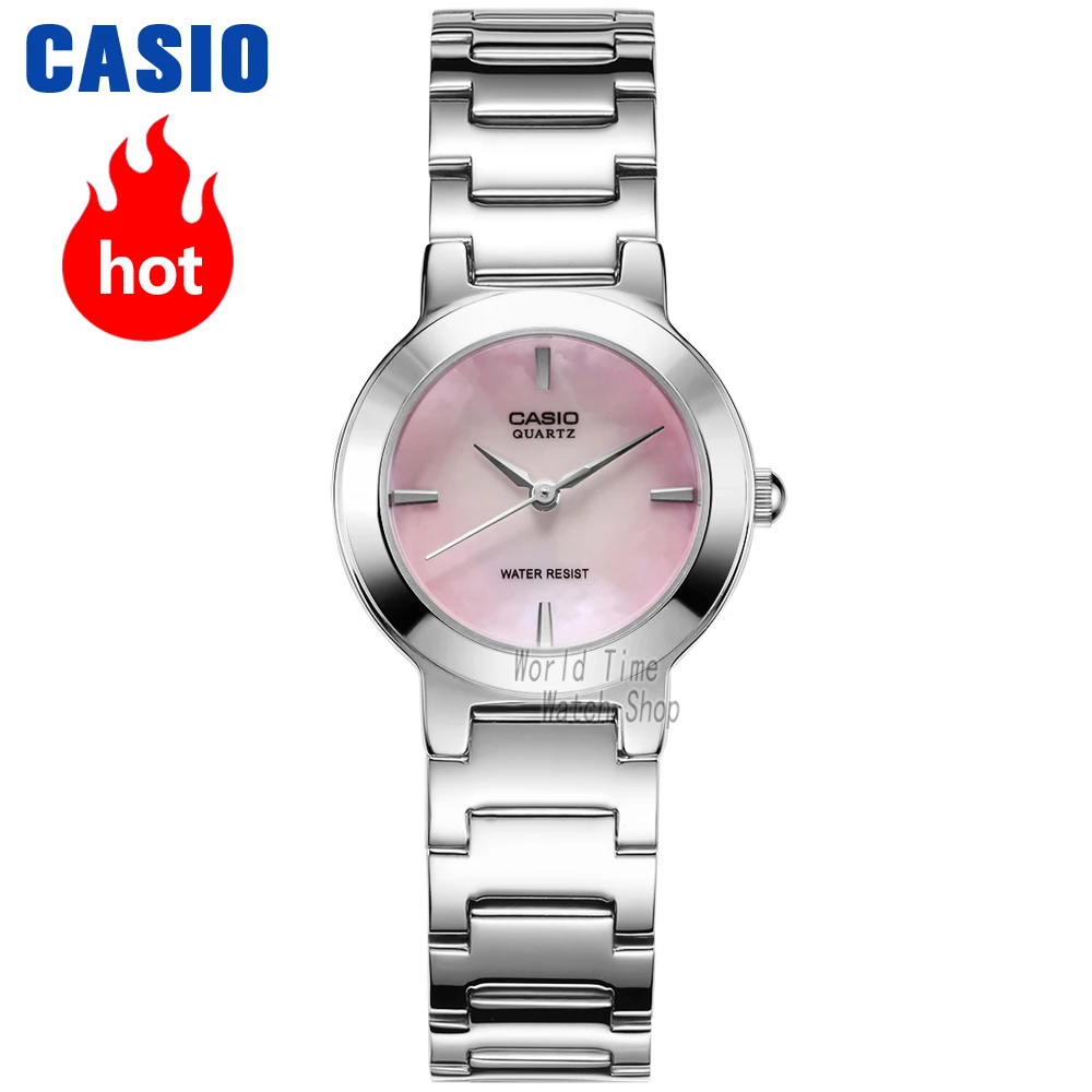 Casio смотреть женщины часы топ бренд роскошный набор водонепроницаемый кварц смотреть женщин дамы Подарки Часы Спорт часы relogio feminino reloj mujer montre homme sex kol saati zegarek damski LTP-1191A - Цвет: LTP1191A4C