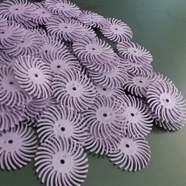 Free Shipping Purple Color Grit 600# 1&quot Radial Bristle Discs Brushes Rotary tools 100pcs/bag | Украшения и аксессуары