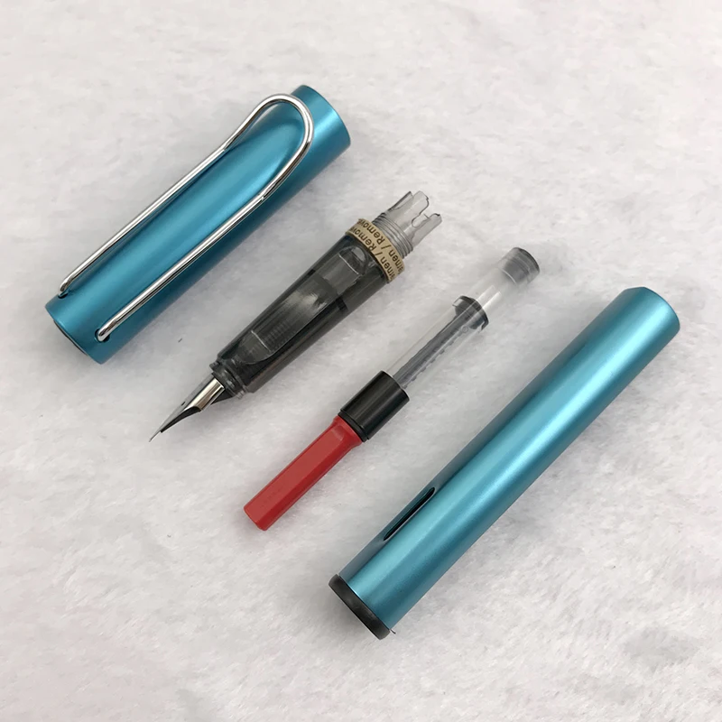 Nice Pacific синяя авторучка металлическая Серебряная выдолбленная клипса 0 5 мм 38