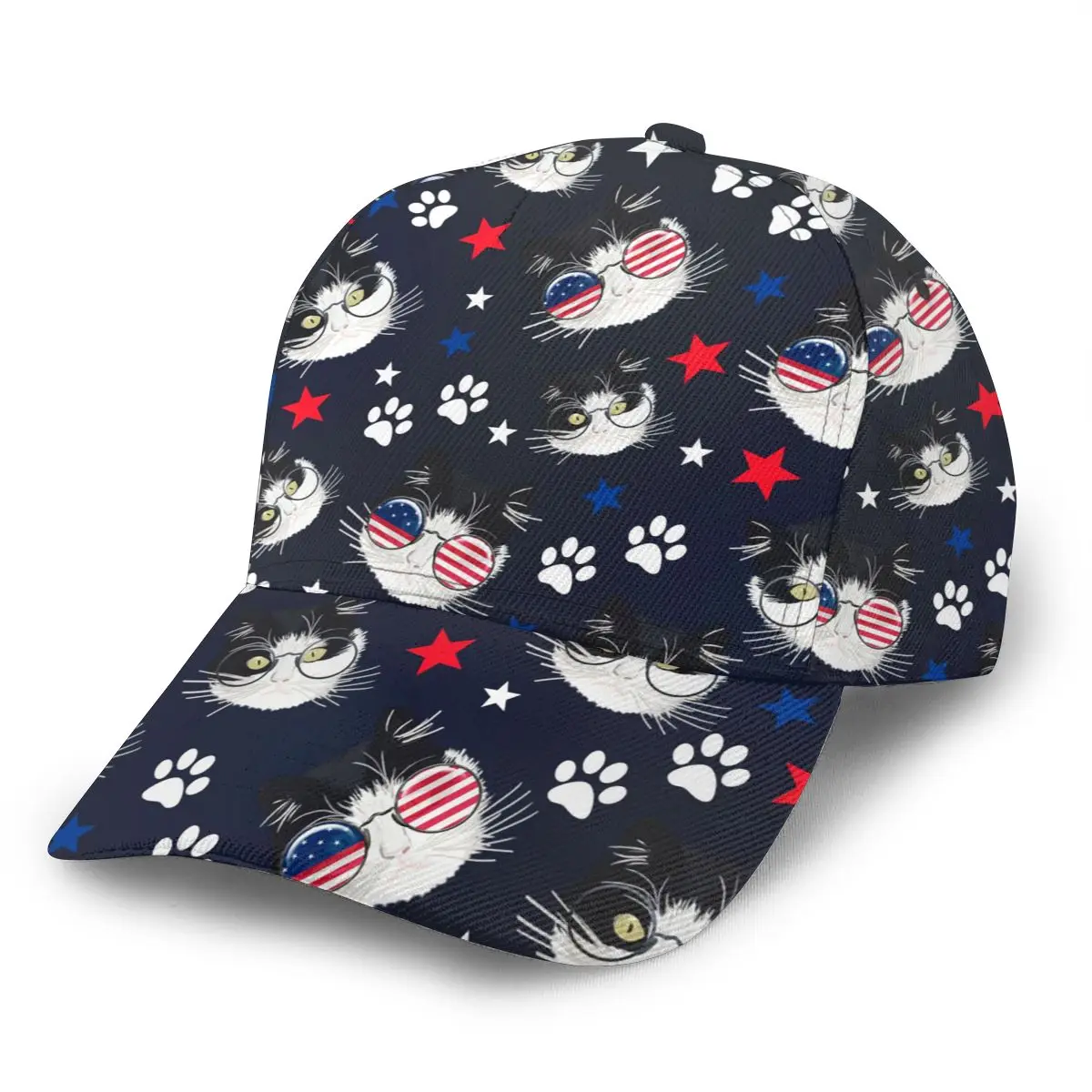 

Hipster Cat Baseball Cap Fashion Men Hat Cap Summer Dad Hat Male Sports Hat