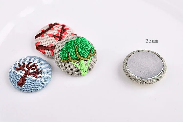 Diy корейские украшения Аксессуары Ретро Этническая ручная вышивка круглая