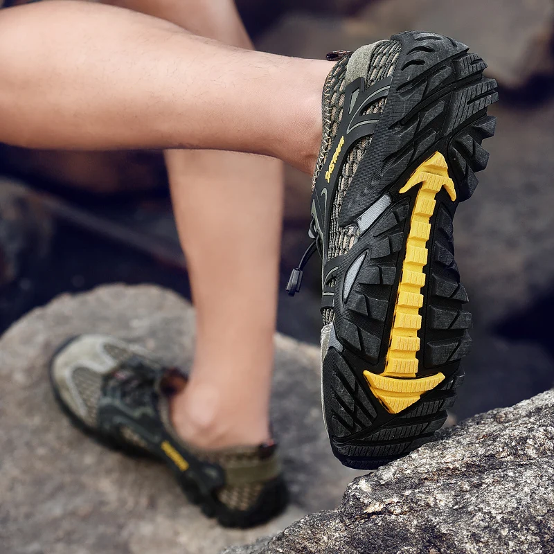 Summer Outdoor Quick Dry Beach Water Shoes Men Non-slip Comfortable Upstream Socks Shoes Elastic Hiking Trekking Sneakers Unisex