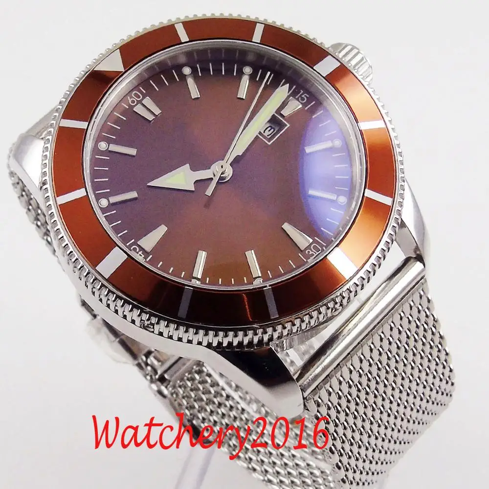 Часы Bliger Мужские автоматические брендовые Роскошные спортивные механические с