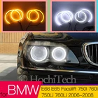 Светодиодный светильник Angel Eye Halo двухцветный из хлопка для BMW E66 E65 Facelift 750I 760i 750Li 760Li 2006 2007 2008