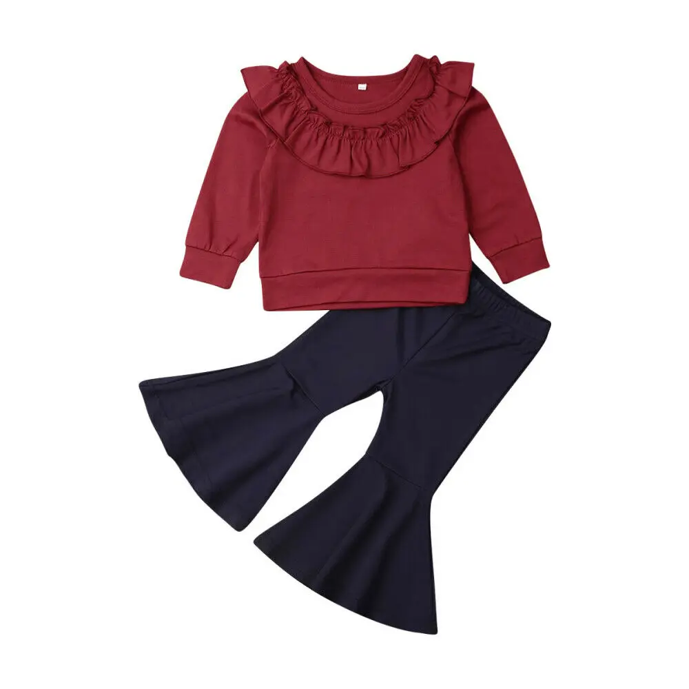 От 1 до 5 лет комплекты осенней одежды из 2 предметов для маленьких девочек