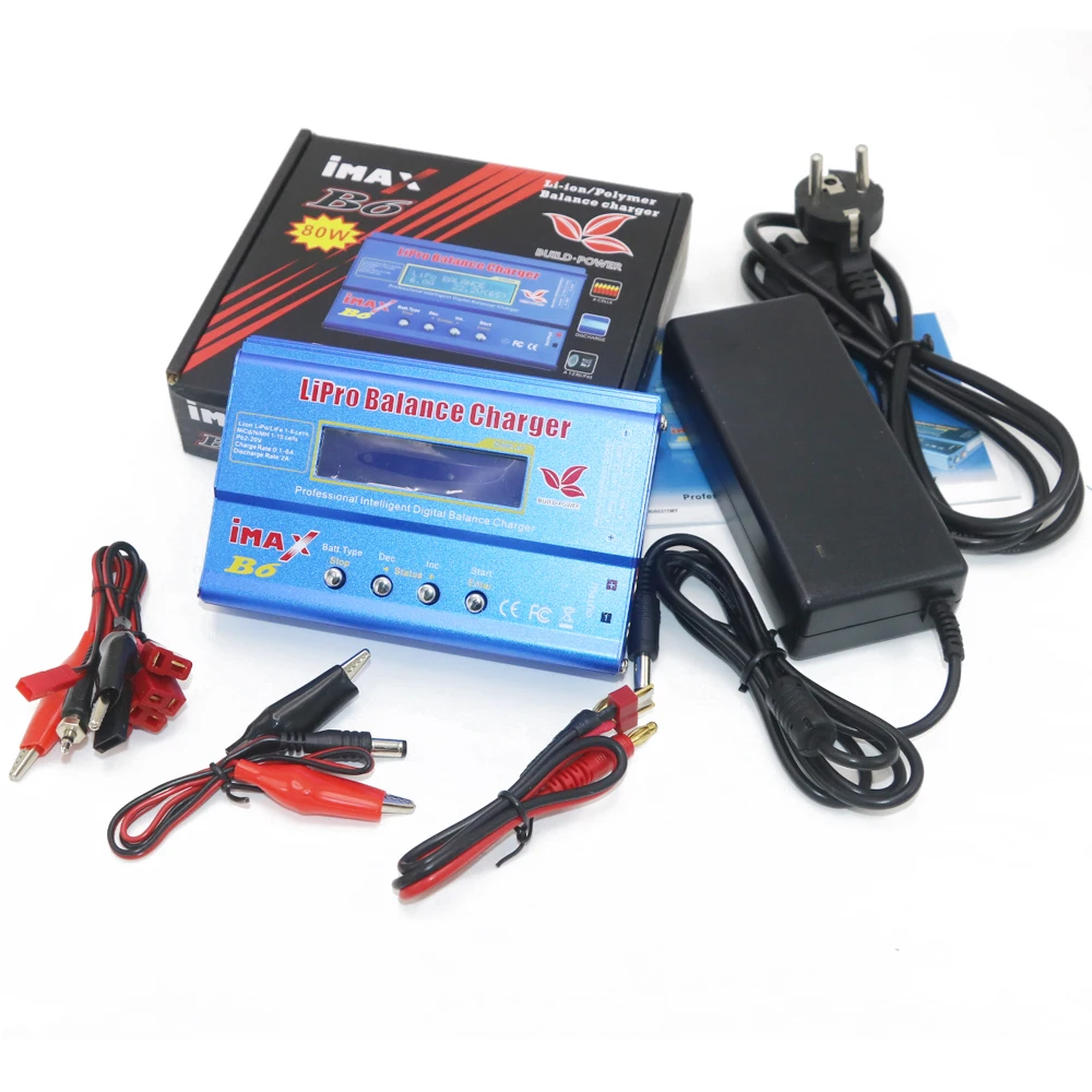 IMAX B6 80 Вт 6A зарядное устройство Lipo NiMh Li-Ion Ni-Cd цифровое RC балансирующее Dis 15 в
