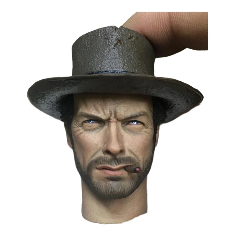 Изготовленная на заказ голова масштаба 1/6 Лепка Клинт хорошо подходит для тела