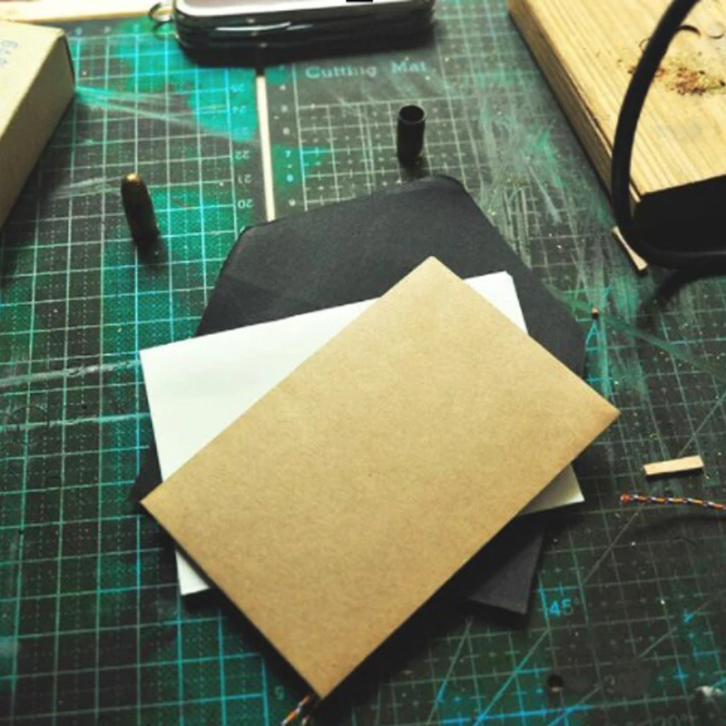 Конверты бумажные черно белые в винтажном Европейском стиле 10 шт./лот|Открытки и