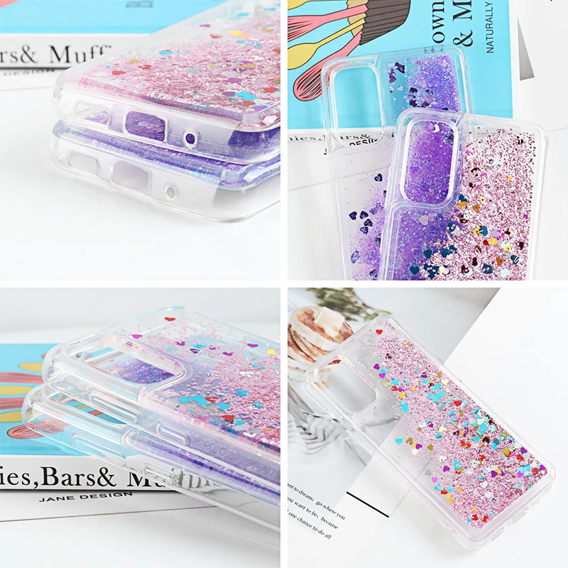 

Glitter Bling Case For Samsung Galaxy Note 10 Plus Case Liquid Quicksand On Samsung S10 Plus S10e Note10 Pro S 10 5G Back Covers