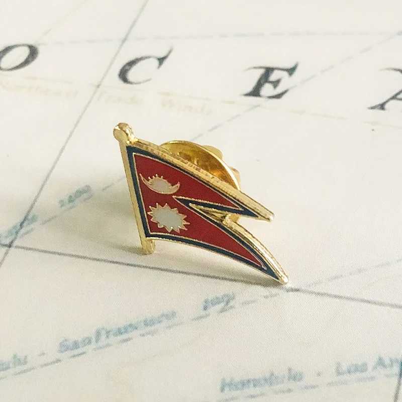 Нашивки с национальным флагом Непала повязка на руку нашивки вышивкой и заколка