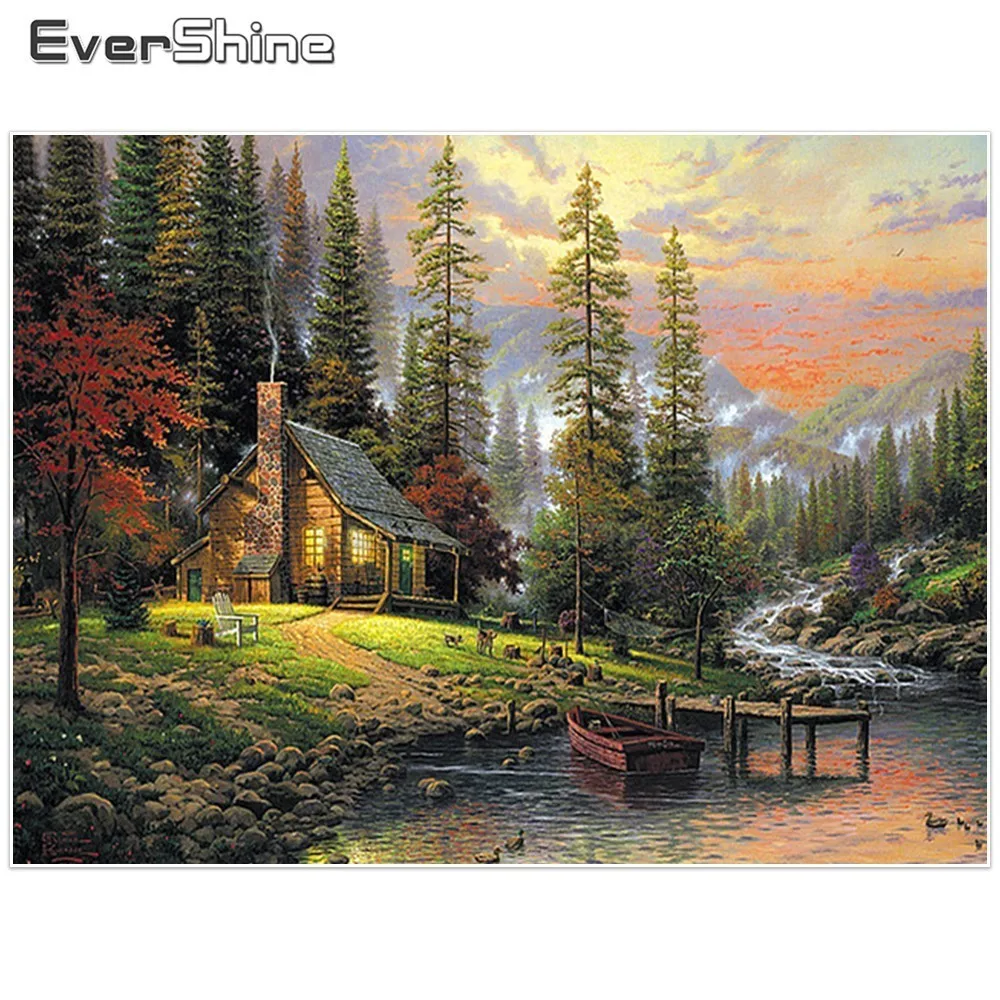 EverShine алмазная живопись пейзаж картины Стразы вышивка крестиком украшение для