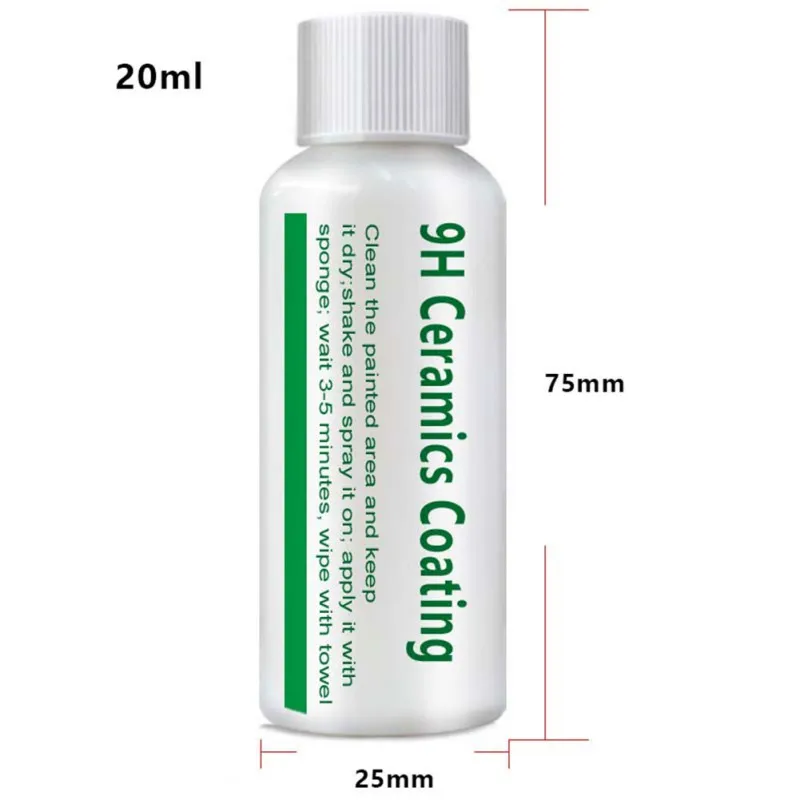 

20ml 10ml Car Paint 9H Hardness Ceramics Coating Waterproof Nano Oxidation And Hydrophobic Coating Protection