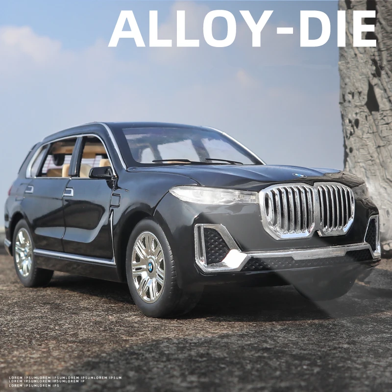 Модель автомобиля 1:24 X7 SUV из сплава литая и игрушечная техника металлическая