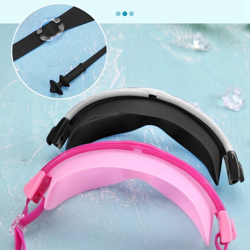 

2 Pcs Kids Swim Goggles UV Waterproof Goggles Clear Vision Swimming Glasses for Kids Youth and Teenagers,Pink & Black