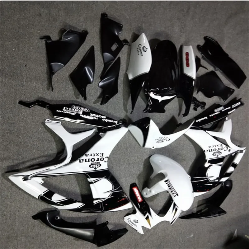Пластиковый обтекатель для Suzuki GSXR600 GSXR750 GSXR 600 750 K6 2006 Φ 06 07 обтекатели черный и