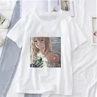 Горячая Распродажа аниме фиолетовый Evergarden футболка женская летняя обувь размера плюс футболка Harajuku топы Графические футболки с рисунками из мультфильмов, футболки для женщин