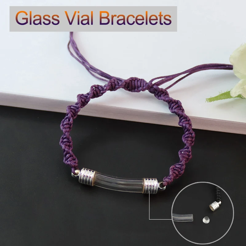 

Браслет со стеклянным флаконом, 3 шт., формирование микрорельфа имени на рисе, модные ювелирные изделия, браслеты с подвесками, уникальные по...