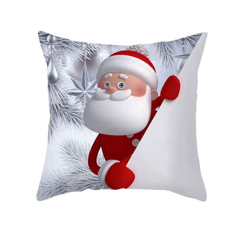 

Christmas Pillowcase Custom Nordic Sofa Cushion Cover Cartoon Anime Printing Office Pillowcase