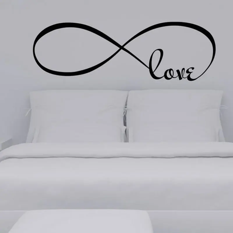 Love Infinity Wall Decal Removable Sticker Symbol Art Decor Mural Quote Words | Дом и сад