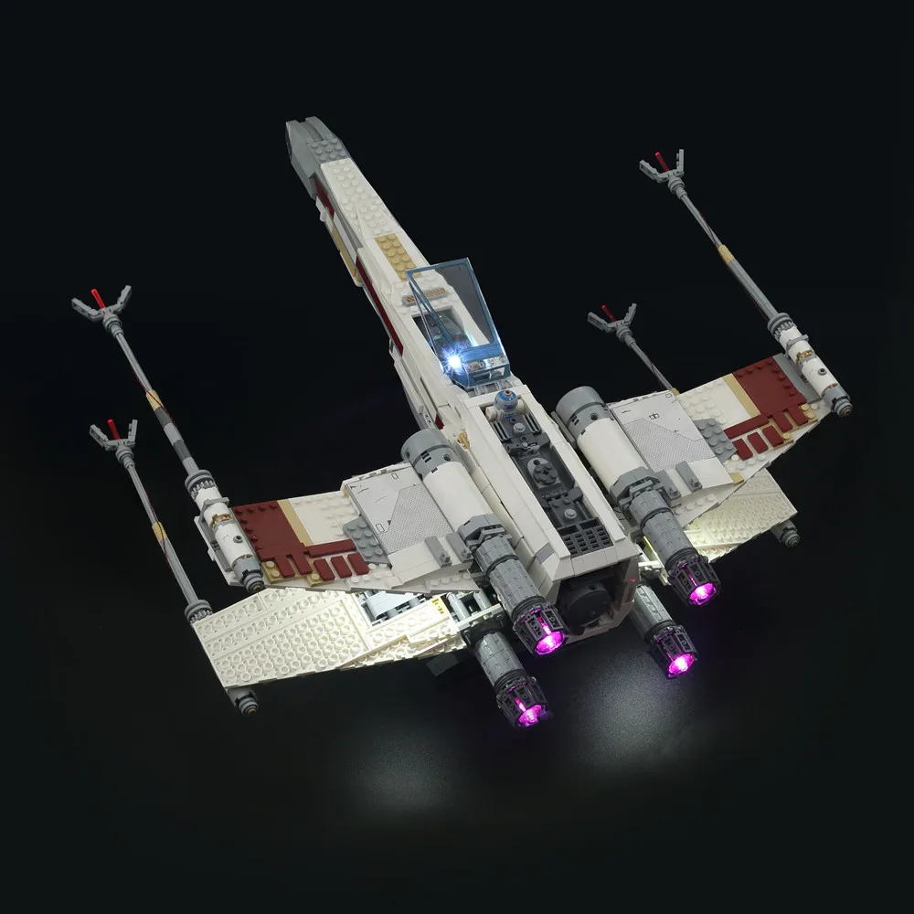 Светодиодный светильник для Lego 10240 X Wing Red Five fighter совместим с 05039 строительными