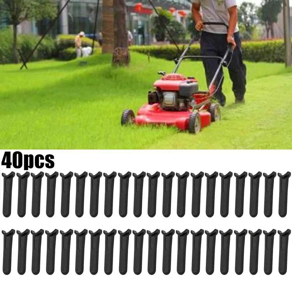 

40pcs Plastic Grass Trimmer Blades For Micro-lite Hover Vac 28cc 963257-62, 963257-01Hover Vac Dual 9632574-01 Lawnmower Spare