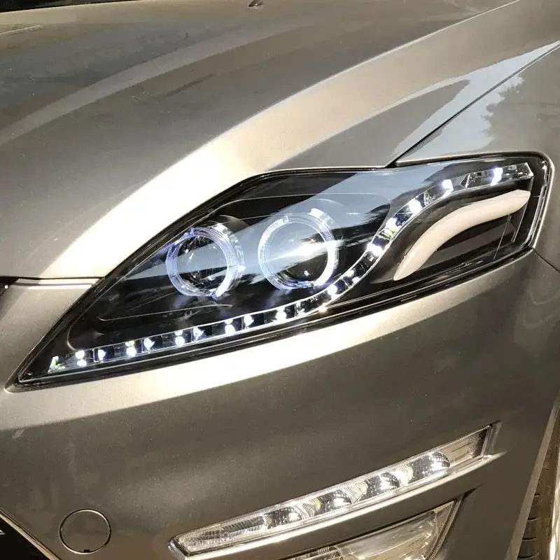 Внешний стиль Luces Para Авто Лампа Cob Led Drl дневные ходовые фары автомобильные огни в сборе 17 18 для Ford Mondeo