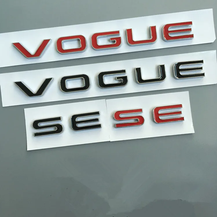 L SDV8 SCV6 Эмблема письмо бар для Range Rover VOGUE VOGUESE Расширенный Executive Edition автомобиля боковой край эмблема на багажник Стайлинг наклейка