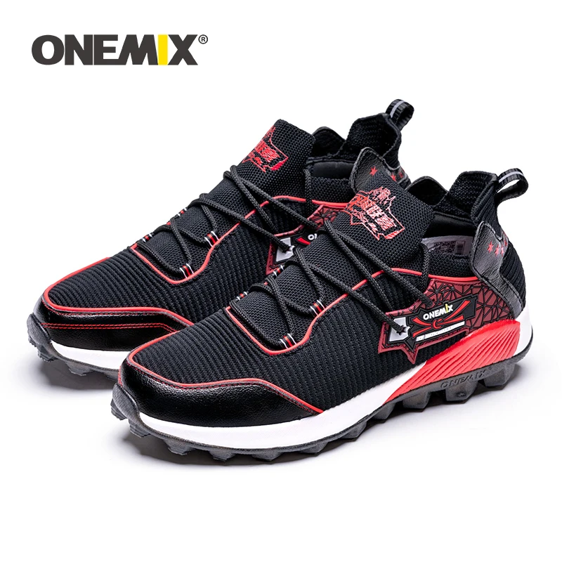 Мужские Нескользящие кроссовки ONEMIX дышащие с воздушной подушкой для бега