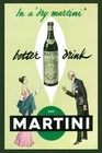 Сухой мартини в стиле ретро от Wartime, винтажный металлический знак, барный паб, маньера