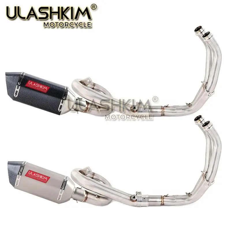Глушитель для мотоцикла полная система слипоны YAMAHA XSR700 2016 2020 MT07 FZ07 FZ 07 MT Tracer 2014 до