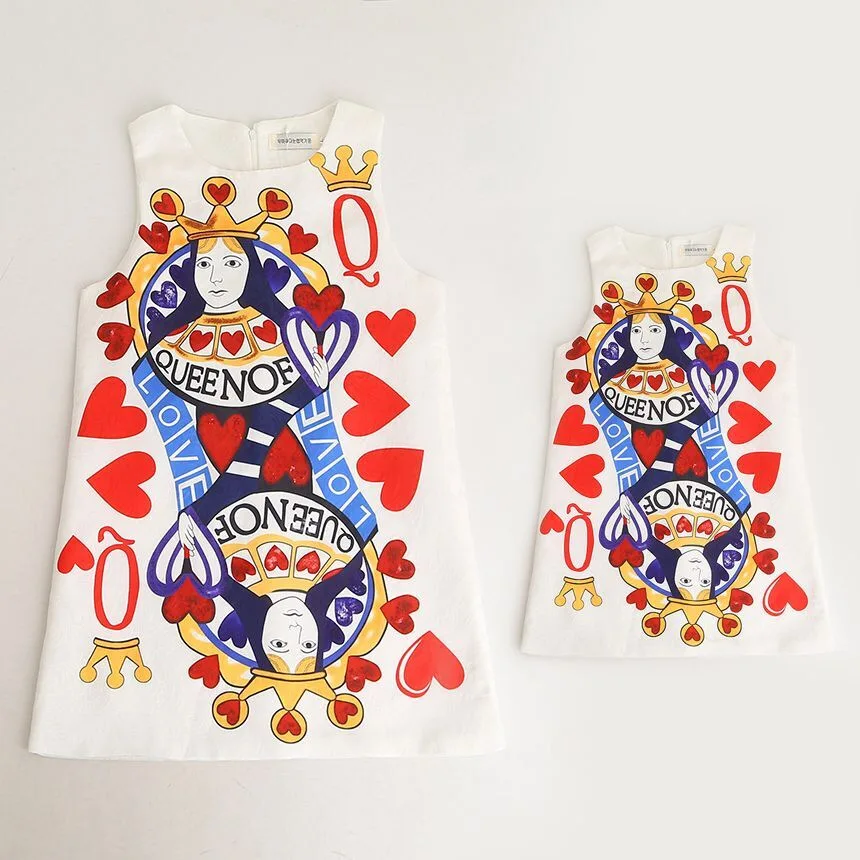 Платье для мамы и дочки модель 2018 года модные платья девочек детская одежда