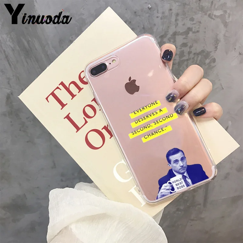 Yinuoda Майкл Скотт офис забавные; с юмором 5 чехол для iPhone X XS MAX 6 6s 7 7plus 8 8Plus 5 5S SE XR 11 pro max