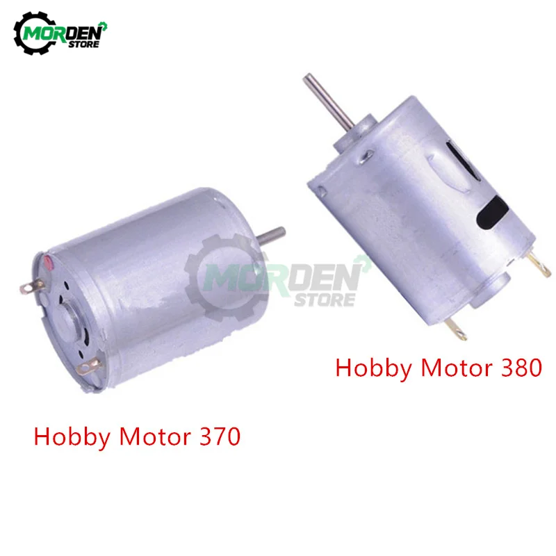 Хобби Мотор 370 380 DC мотор 12V 24V высокоскоростной хобби игрушка микро высокий