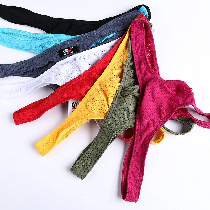 Сетчатые мужские бриджи трусы мужское бикини супер мягкие мягкий чехол для