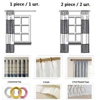 Custom curtains European living room high-grade embroidery Dutch velvet blue cloth blackout curtain tulle valance drape B407