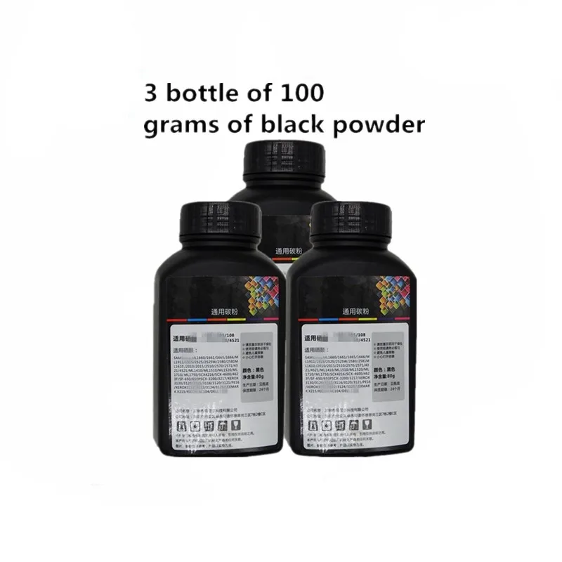 Комплект черного тонера для заправки принтеров Black Refill Printer Toner Powder Kit Kits LBP-660 Multi pass L6000 BP-22X LBP-200 LBP-250 LBP-350 LBP-800 Power on.