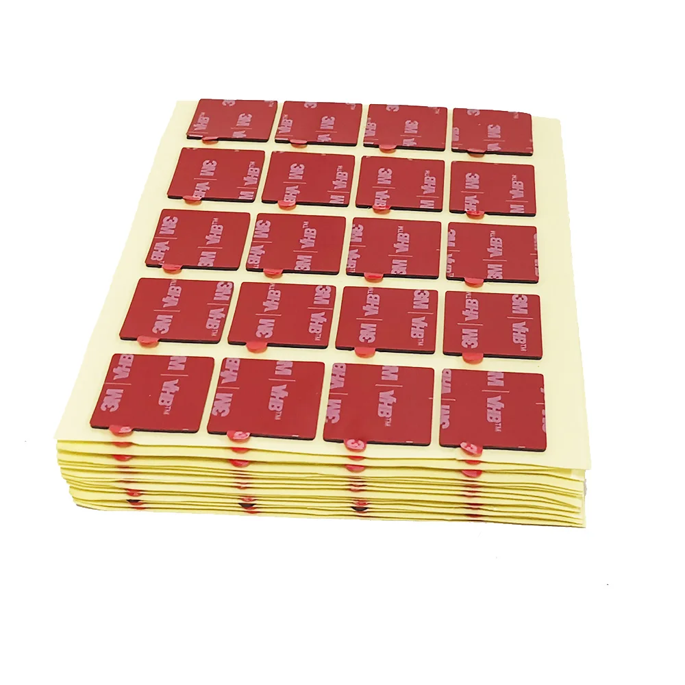 25 мм x 20 шт./лист черная сверхпрочная Монтажная лента 3M VHB 5952 двусторонняя клейкая