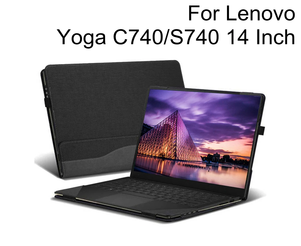 

Чехол-книжка из искусственной кожи для Lenovo Yoga C740/S740 14 дюймов