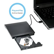 Ультратонкий внешний накопитель DVD RW USB 3 0 Writer BD ROM 3D Blu Ray плеер до 5