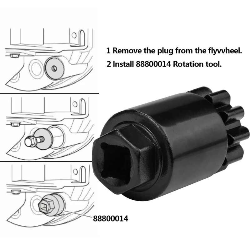 

Flywheel Barring Tool Alternative High Standard Steel Adjusting Injectors and Valve Lash Great Durability Protection