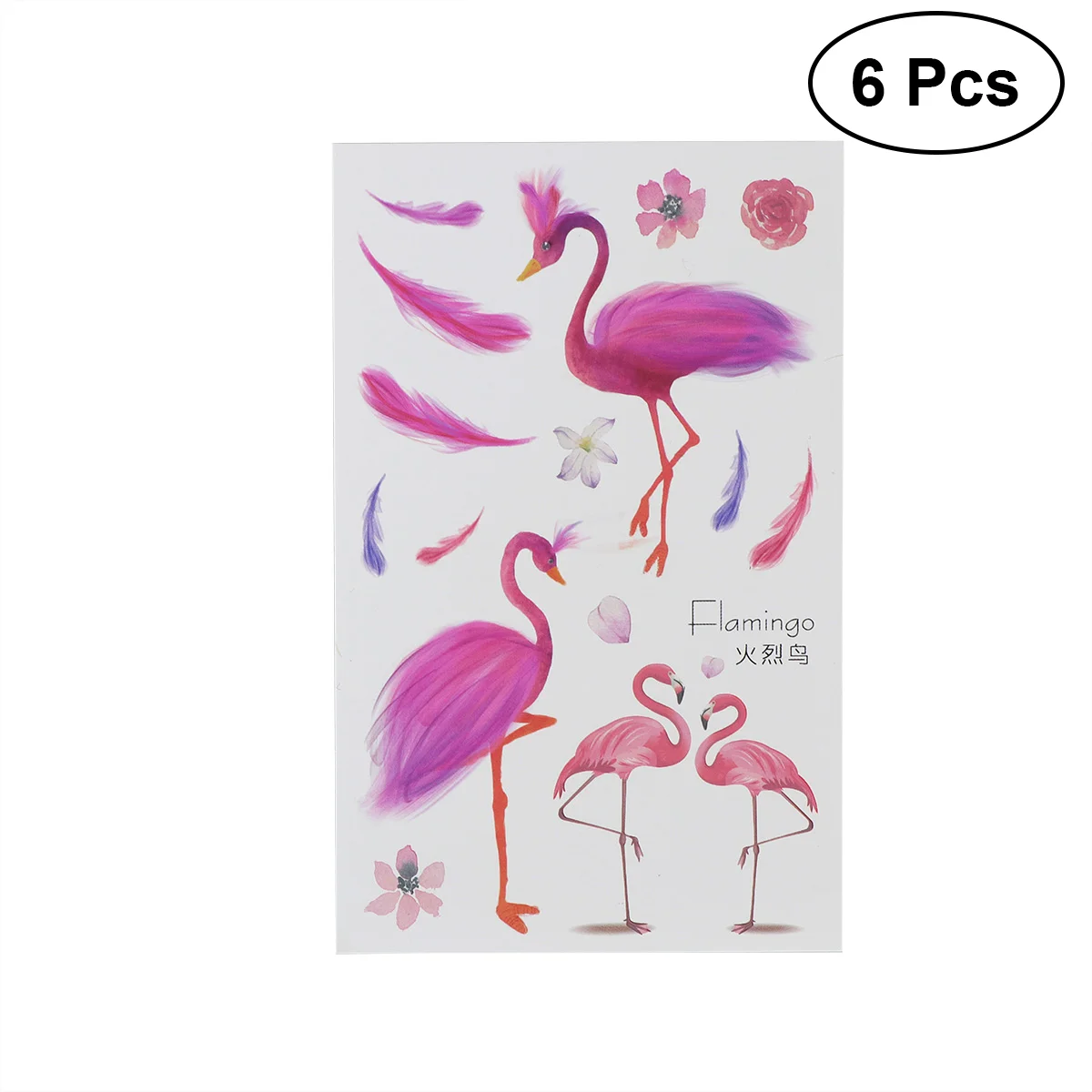 

6pcs Waterproof Stickers Creative Environment Protection Body Temporary (EC-601)