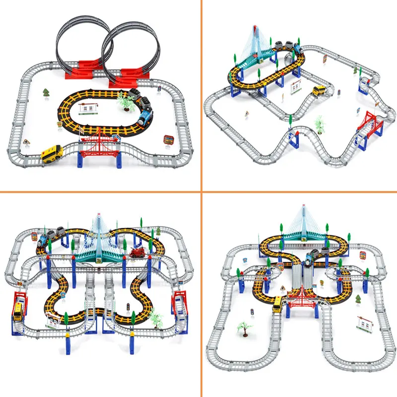 Новый Набор железной дороги Детская модель модели | Игрушки и хобби