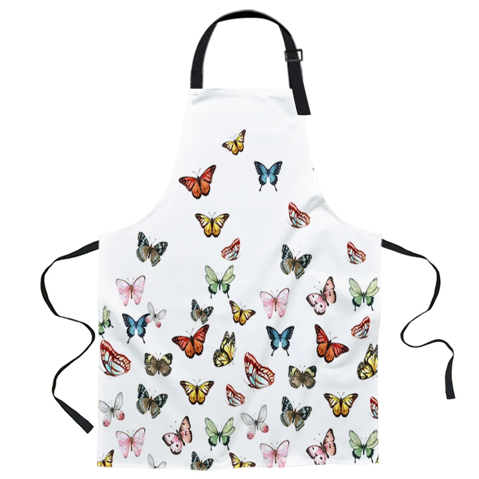 

Бабочка повторить белый фартук женщина взрослых нагрудники дома Пособия по кулинарии выпечки Кофе магазин очистки фартуки из парусины Кух...