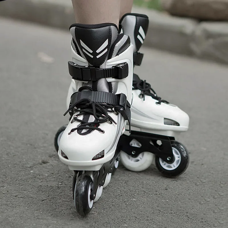 Оригинальный УЗ Инлайн ролики с расположением колес в линию слалом Patines FSK горка