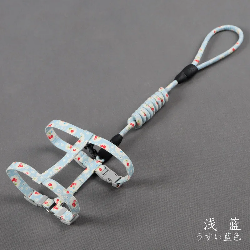 Японская шлейка с поводком для питомцев кошек щенков регулируемый ошейник