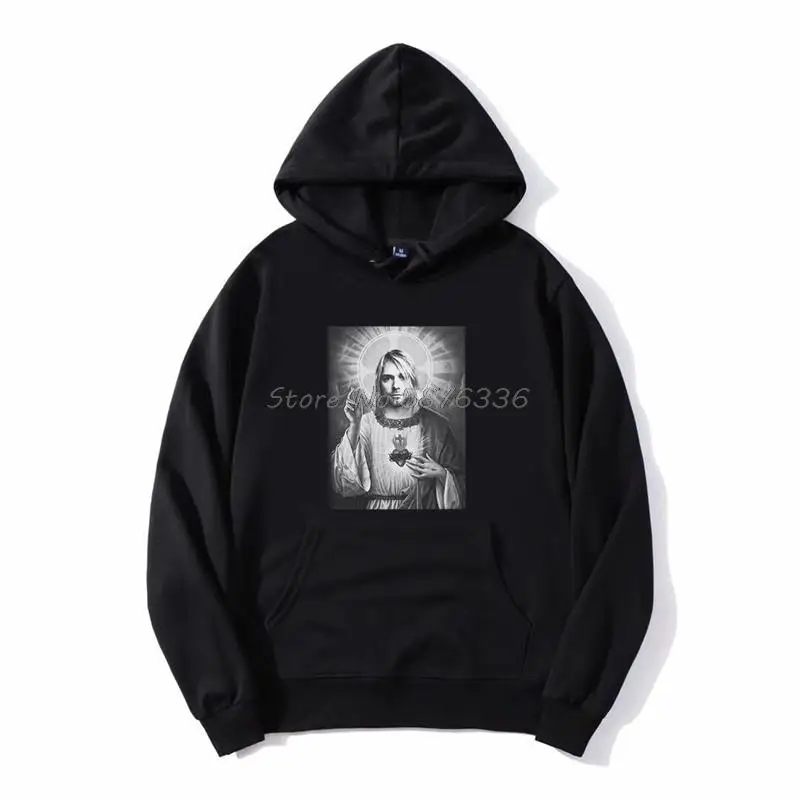 Новинка Курт Кобейн савиор унисекс Толстовка в стиле Святого Валентина смешные